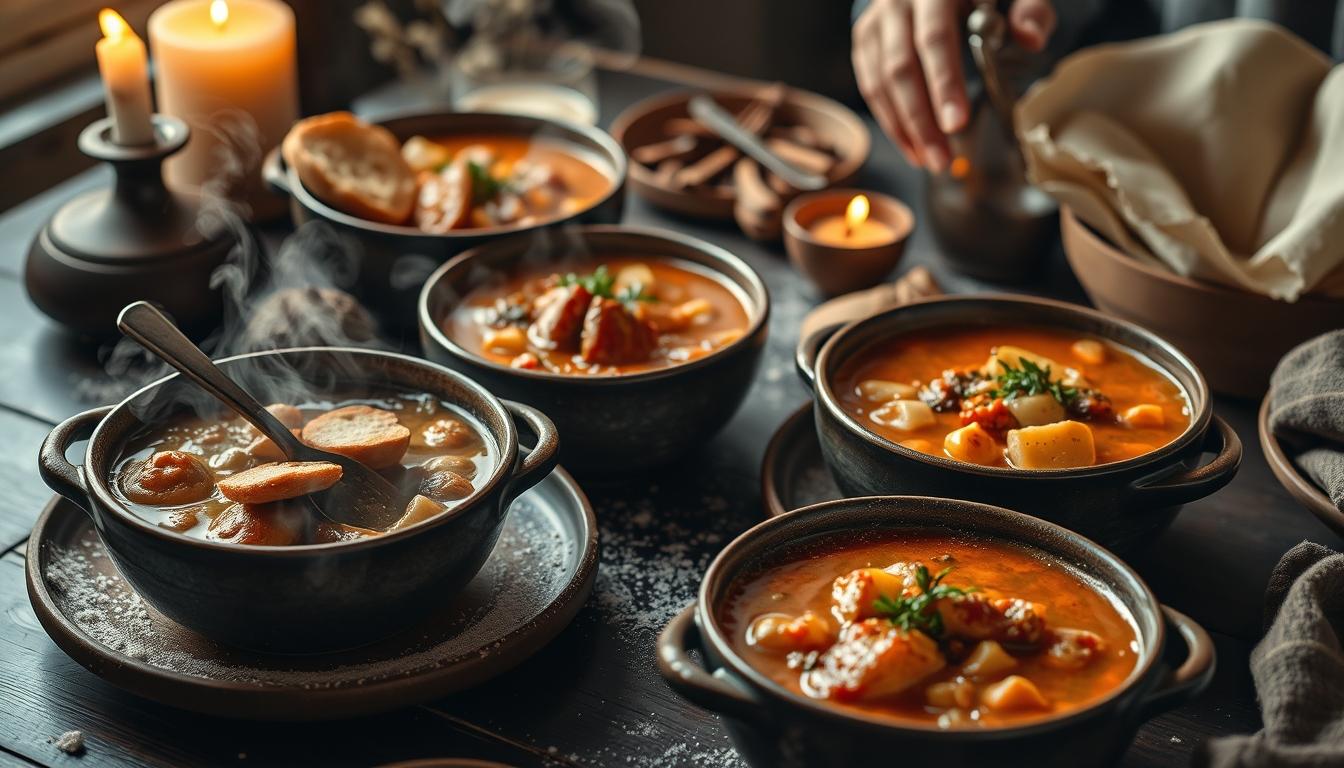 Quick weeknight dinner prepared in a home kitchen