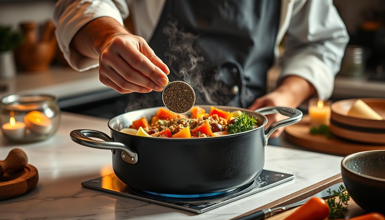 Ingredients prepared for a simple home dinner